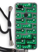 Crocs: Pixel 3a Transparant Hoesje met koord