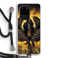 Pegasus: Samsung Galaxy S20 Ultra Transparant Hoesje met koord Pegasus: Samsung Galaxy S20 Ultra Transparant Hoesje met koord