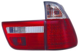 Set LED Achterlichten passend voor BMW X5 E53 2000-2002 - Rood/Helder DLBMR47LR