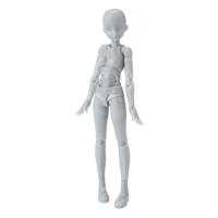 S.H. Figuarts Action Figure Body-Chan School Life Edition DX Set (Gray Color Ver.) 13 cm - thumbnail