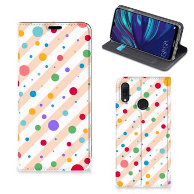 Huawei Y7 hoesje Y7 Pro (2019) | Hoesje met Magneet | Dots