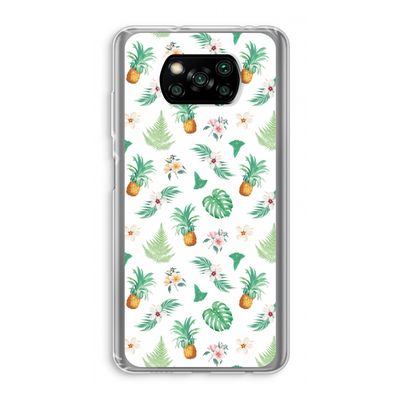 Ananas bladeren: Xiaomi Poco X3 Pro Transparant Hoesje