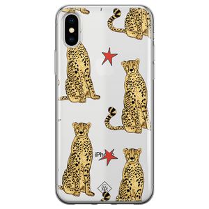 iPhone X/XS transparant hoesje - Stay wild