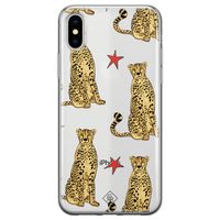 iPhone X/XS transparant hoesje - Stay wild