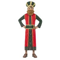 Koning Caspar kostuum voor jongens 3-koningen kerst kostuum 145-158 (10-12 jaar)  -