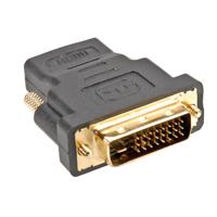 Roline 12.03.3116 Adapter [1x DVI-stekker 24+1-polig - 1x HDMI-bus] Zwart