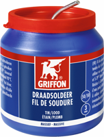 Griffon draadsoldeer tin/lood 50/50 massief | ø 3.0 mm pot | 500 g - 1236247