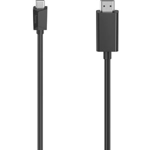 Hama 00200718 USB-kabel 1,5 m USB C HDMI Type A (Standaard) Zwart