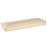 VidaXL Kussen beige 120 x 40 x 8 cm oxford stof