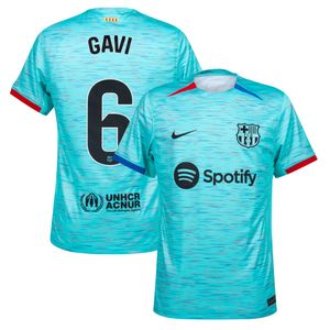 FC Barcelona 3e Shirt 2023-2024 + Gavi 6