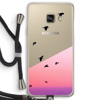 Fly away: Samsung Galaxy A3 (2016) Transparant Hoesje met koord