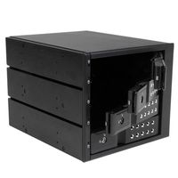 StarTech.com 4-bay aluminium trayless hot-swappable mobile rack backplane voor 3,5 inch SAS II/SATA III 6 Gbps HDD - thumbnail