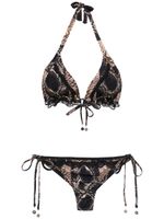 Amir Slama bikini with lace detail - Noir - thumbnail