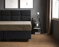 Sleeptime Velvet hoeslaken Taupe/Grijs 160 x 200 cm