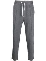 Brunello Cucinelli pantalon de jogging à lien de resserrage - Gris