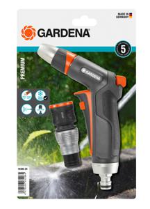 Gardena 18306-20 tuin waterpistool sproeier Set mondstukken Zwart, Grijs, Oranje, Zilver