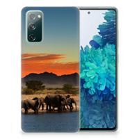 Samsung Galaxy S20 FE | TPU Hoesje | Olifanten
