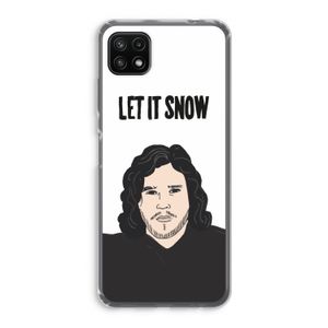 Let It Snow: Samsung Galaxy A22 5G Transparant Hoesje