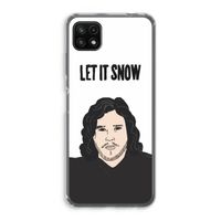 Let It Snow: Samsung Galaxy A22 5G Transparant Hoesje