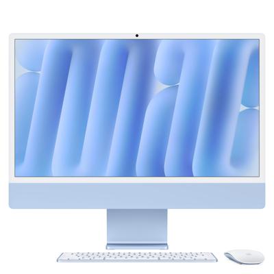 Apple iMac 24" (2024) M4 10C 512GB blauw
