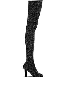 Proenza Schouler bottines Glint 100 mm à sequins - Noir