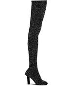 Proenza Schouler bottines Glint 100 mm à sequins - Noir