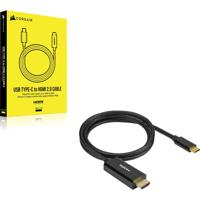 Corsair usb-c > hdmi kabel (zwart, 1 meter)