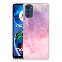 Smartphone hoesje Motorola Moto E32/E32s Pink Purple Paint