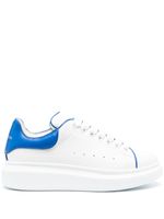 Alexander McQueen baskets Oversized en cuir - Blanc - thumbnail