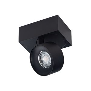 BM0031 LED-opbouwarmatuur Vierkant/Rond 6,5W 2700K Dimbaar Zwart