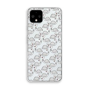 Zwanen: Pixel 4 Transparant Hoesje