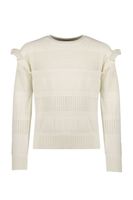 B.Nosy Meisjes sweater ajour - Feline - Ecru