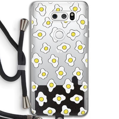 Spiegeleitjes: LG V30 Transparant Hoesje met koord