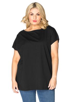 Yoek T-shirt kapmouwen | Zwart | Maat 54/56