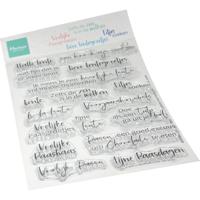 Marianne Design • stempels lentegroetjes by marleen
