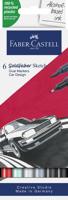 Faber Castell Sketchmarker Goldfaber - etui 6 stuks - Car design