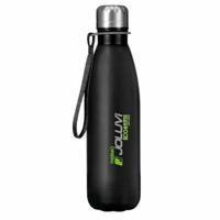 Waterfles Joluvi Ecotherm 500 ml Zwart