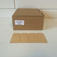 Manilla labels 40x80 mm nr. 2 1000 stuks - 5 stuks