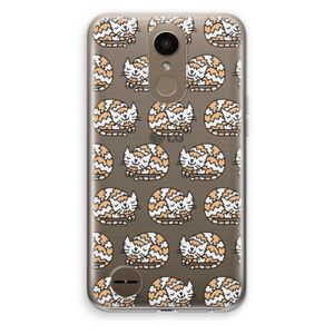 Slapende poes: LG K10 (2017) Transparant Hoesje