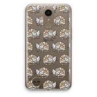 Slapende poes: LG K10 (2017) Transparant Hoesje