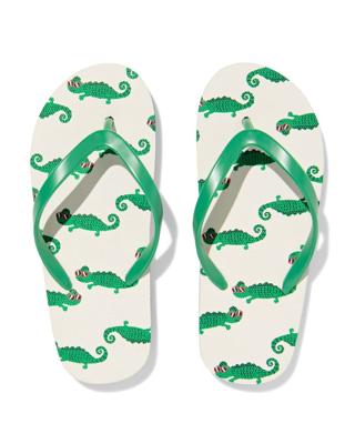 HEMA Kinderslippers hagedissen gebroken wit (gebroken wit)