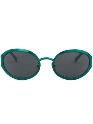 Marni Eyewear lunettes de soleil To-Sua à monture ovale - Vert