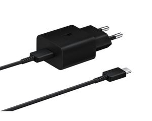 Samsung 15W Power Adapter incl. USB-C naar USB-C kabel (1m) Oplader Zwart