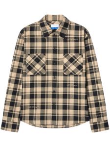 Off-White plaid flannel shirt - Tons neutres