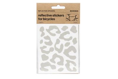 Bookman Reflective Leopard Print Stickers - Wit Bookman Reflective Leopard Print Stickers - Wit