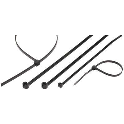 HELU 91068-1000 TY26MX Kabelbinder 284 mm 3.6 mm Met metalen tong, UV-gestabiliseerd 1000 stuk(s)