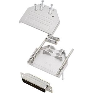 encitech DTZI25-DMP-K 6355-0077-23 D-sub male connectorset 180 ° Aantal polen: 25 Soldeerkelk 1 set(s)