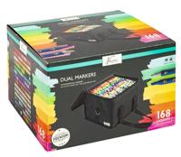 Alcoholmarker nassau duopunt 168 stuks assorti