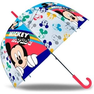 DisneyA Mickey MouseA paraplu - voor kinderen - blauw/rood - D61 cm - Paraplu's