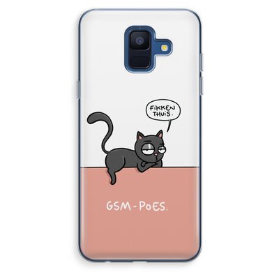 GSM poes: Samsung Galaxy A6 (2018) Transparant Hoesje